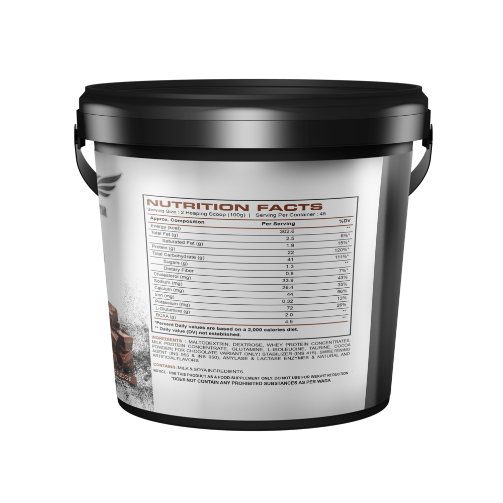 Anabolic Mass Gainer, Chocolate Fudge 4.5kg (Round) - Image 2