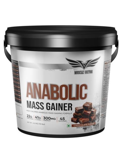 Anabolic Mass Gainer, Chocolate Fudge 4.5kg (Round)
