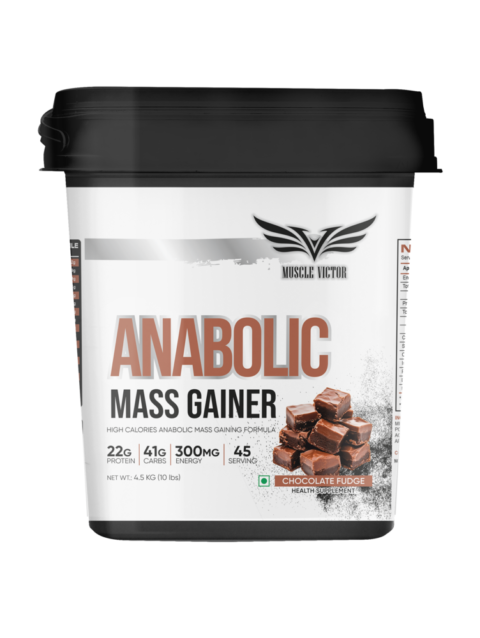 Anabolic Mass Gainer, Chocolate Fudge 4.5kg Square