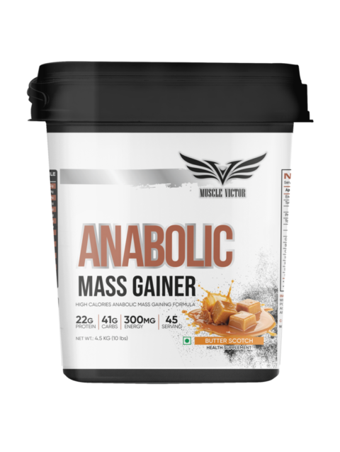 Anabolic Mass Gainer, Butter Scotch 4.5kg Square