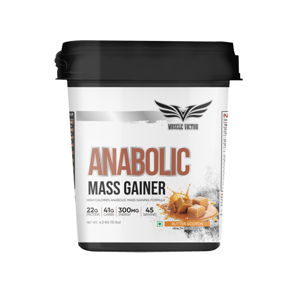Anabolic Mass Gainer, Butter Scotch 4.5kg Square