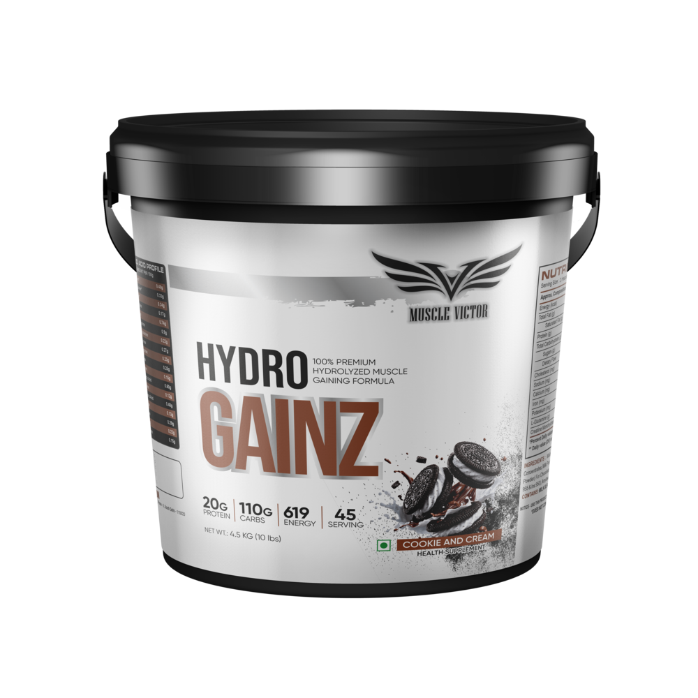 Hydro Gainz, Cookies & Cream 4.5kg Round