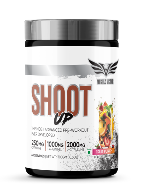 Shoot up Pre-Workout, Fruit Punch, 300gm